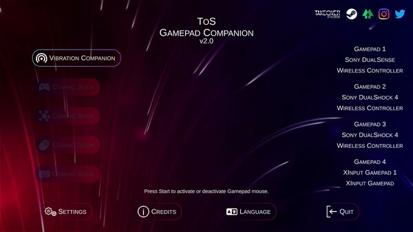 ToS Gamepad Companion screenshot 1