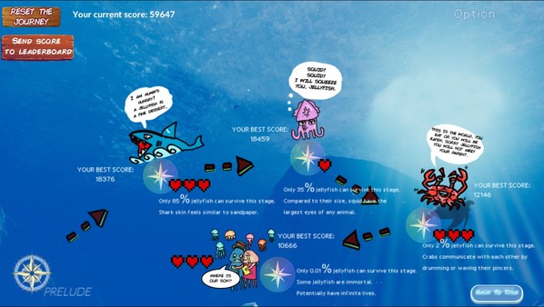 A lost jellyfish: Return to its parents screenshot 1