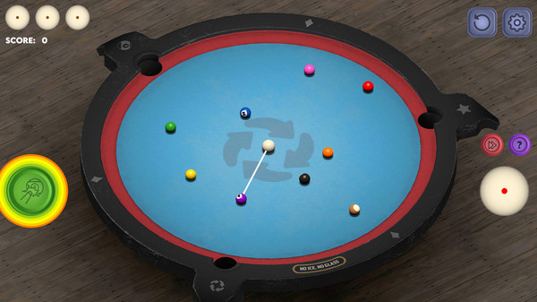 Billiards of the Round Table (BRT) screenshot 2