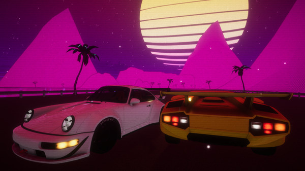 RetroDrift: Retrowave Online Road screenshot 2
