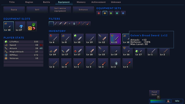 Generic RPG Idle screenshot 2
