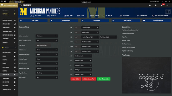 Draft Day Sports: College Football 2022 screenshot 7