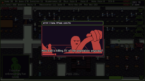 Covid Simulator screenshot 4