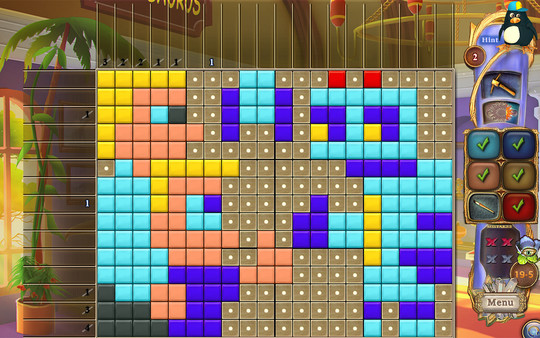 Fantasy Mosaics 35: Day at the Museum screenshot 4