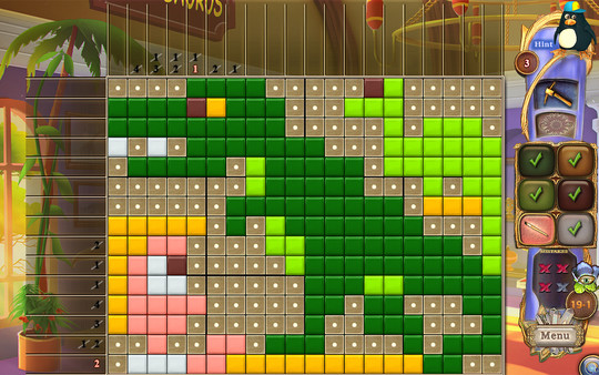 Fantasy Mosaics 35: Day at the Museum screenshot 2
