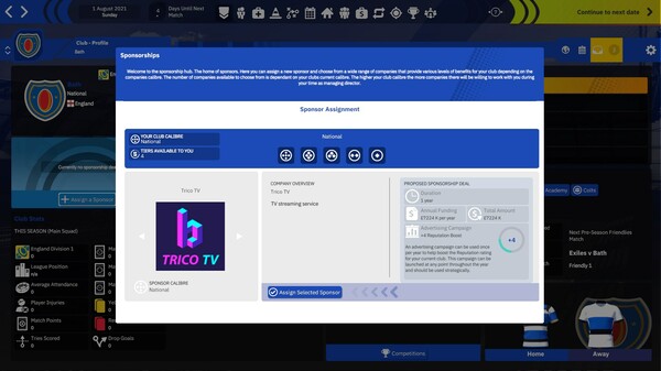Rugby Union Team Manager 4 screenshot 12