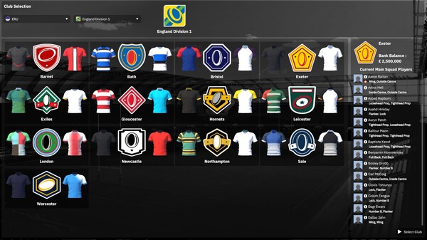 Rugby Union Team Manager 4 screenshot 4