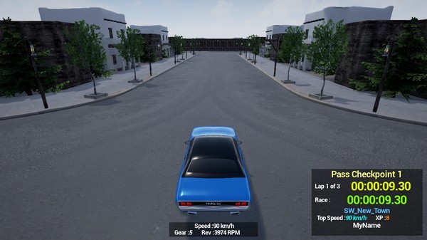 Maze Workout - Western Lost Solo Car Racer screenshot 4