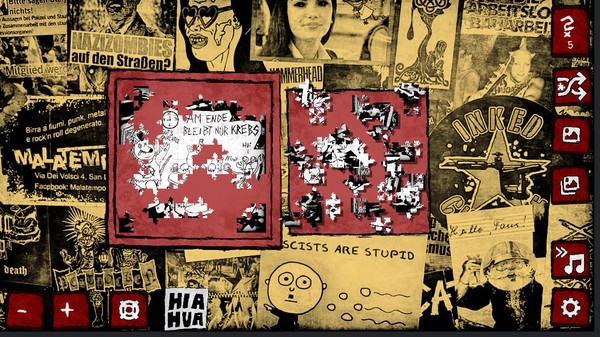 Nachkriegsratten Punk-Rock Puzzle screenshot 1