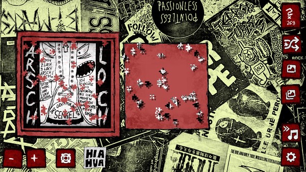Nachkriegsratten Punk-Rock Puzzle screenshot 3