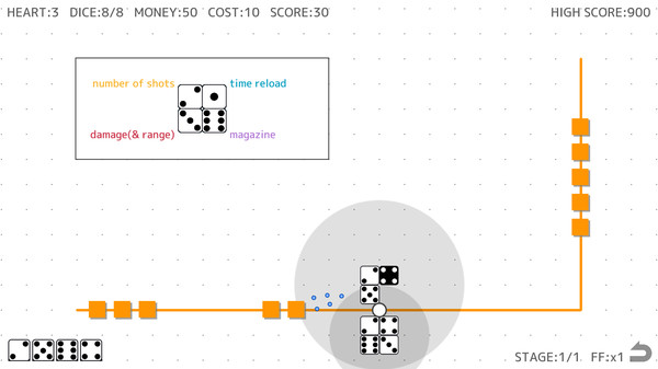 Quad Dice Defence screenshot 3