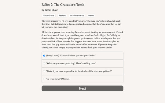 Relics 2: The Crusader's Tomb screenshot 3