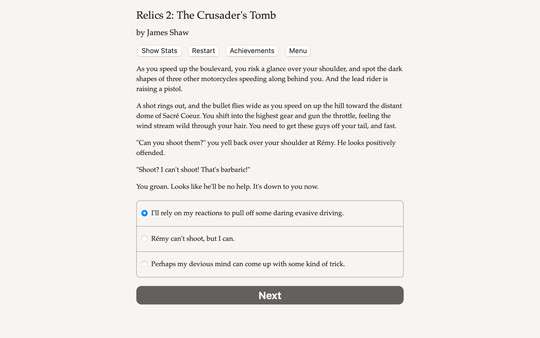 Relics 2: The Crusader's Tomb screenshot 1