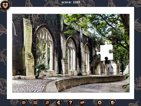 1001 Black Raven Jigsaw screenshot 3