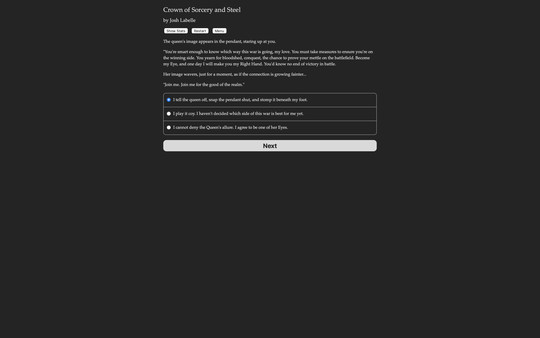 A Crown of Sorcery and Steel screenshot 1