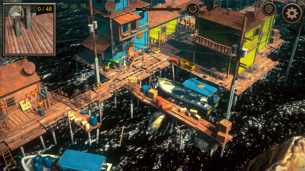 Hidden Floating City Top-Down 3D screenshot 5
