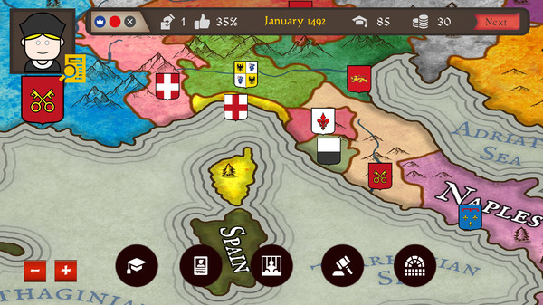 Just Power: The Papal States screenshot 1