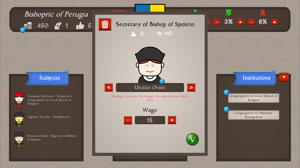 Just Power: The Papal States screenshot 10