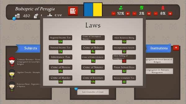 Just Power: The Papal States screenshot 6