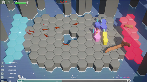 Hexa Td - Free Game screenshot 1