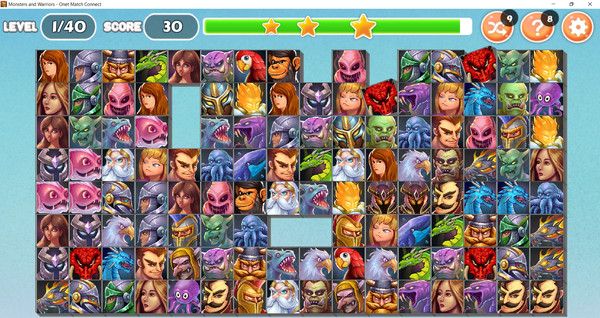 Monsters and Warriors - Onet Match Connect screenshot 5