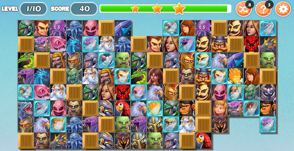 Monsters and Warriors - Onet Match Connect screenshot 3