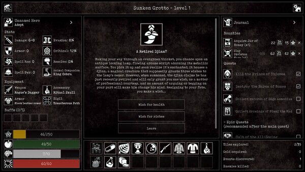Grim Quest - Old School RPG screenshot 3