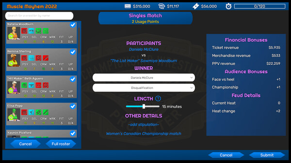 Championship Wrestling Promoter screenshot 5