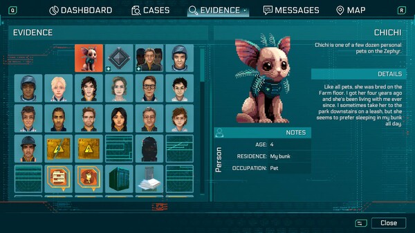 Between Horizons – A Sci-Fi Detective Adventure screenshot 2