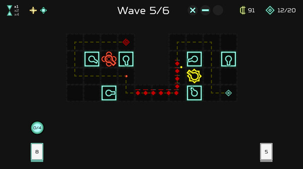 Shapebreaker - Tower Defense Deckbuilder screenshot 2