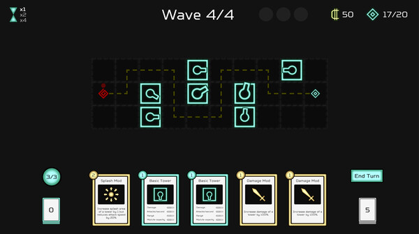 Shapebreaker - Tower Defense Deckbuilder screenshot 1