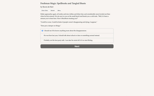 Freshman Magic: Spellbooks and Tangled Sheets screenshot 2