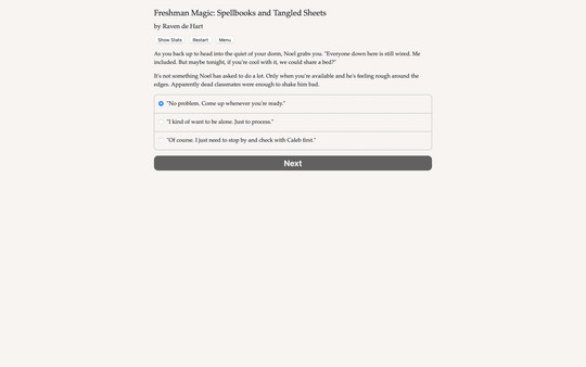 Freshman Magic: Spellbooks and Tangled Sheets screenshot 1
