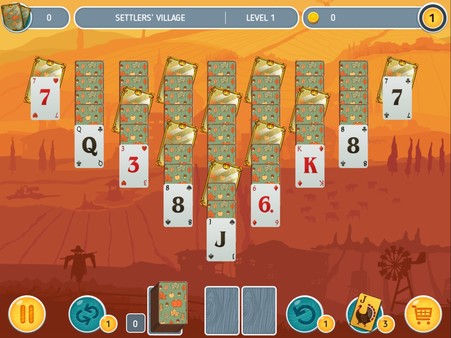 Solitaire Match 2 Cards. Thanksgiving Day screenshot 1