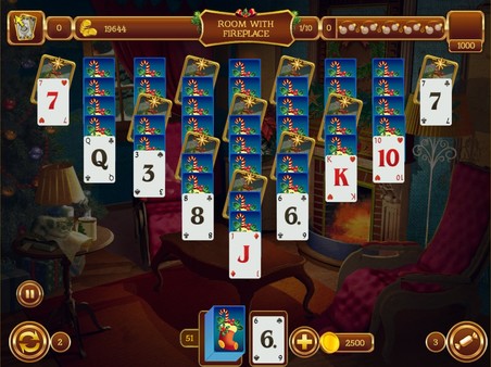 Solitaire Game Christmas screenshot 1
