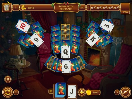 Solitaire Game Christmas screenshot 2