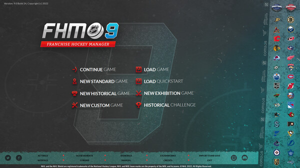 Franchise Hockey Manager 9 screenshot 1