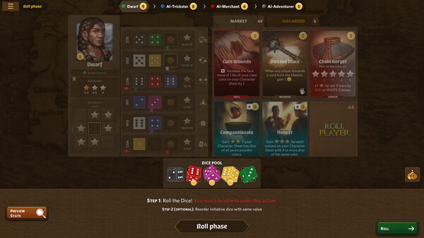 Roll Player - The Board Game screenshot 1