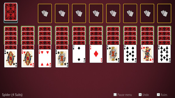 Spider Solitaire Collection screenshot 2