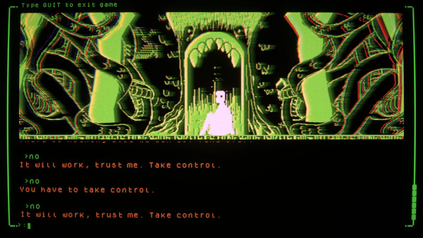 I doesn't exist - a modern text adventure screenshot 1