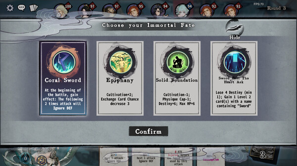 Yi Xian: The Cultivation Card Game screenshot 3