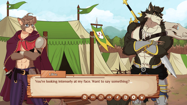 Burrow of the Fallen Bear: A Gay Furry Visual Novel screenshot 6