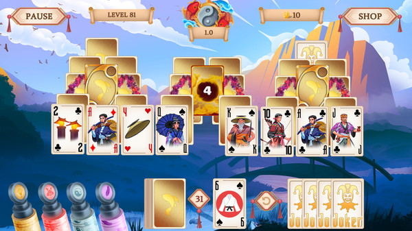 Samurai Solitaire. Threads of Fate screenshot 2
