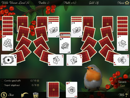 Solitaire Beautiful Garden Season screenshot 1
