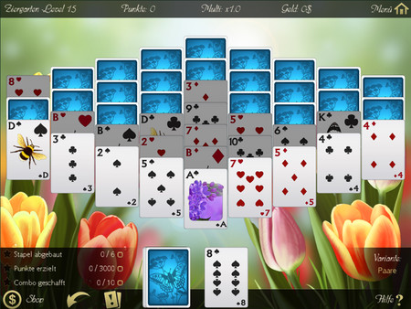 Solitaire Beautiful Garden Season screenshot 2