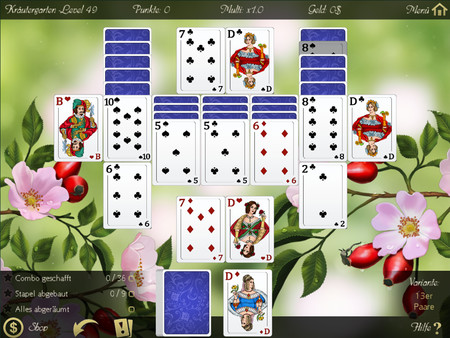 Solitaire Beautiful Garden Season screenshot 5