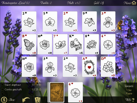 Solitaire Beautiful Garden Season screenshot 3