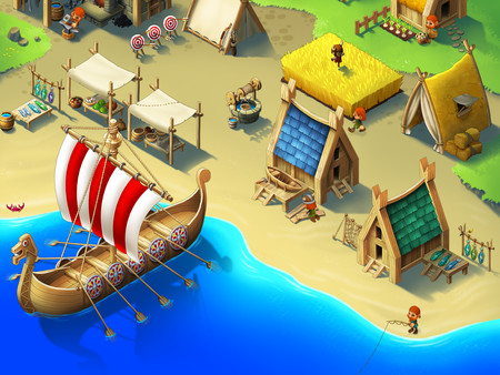 Secret of the Vikings - Mystery island screenshot 1