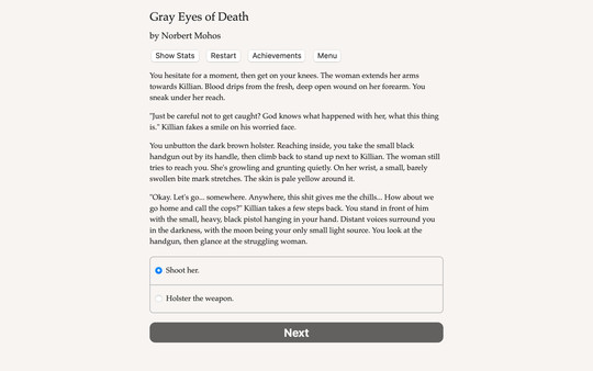 Gray Eyes of Death screenshot 0