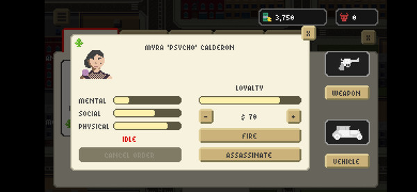 Pixel Gangsters: Mafia Manager screenshot 6